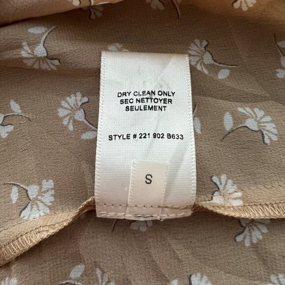 Rebecca Taylor Silk Emmy Blouse Long Sleeve Size Small - Picture 7 of 7